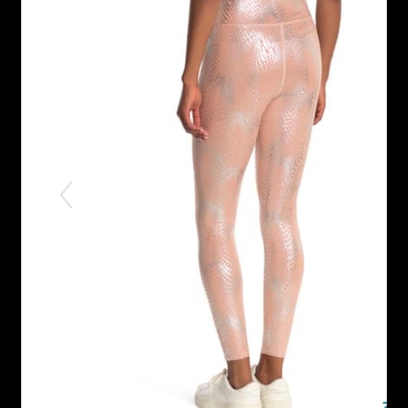 Good American Foil Snake Print High Waist Legging - Picture 2 of 8